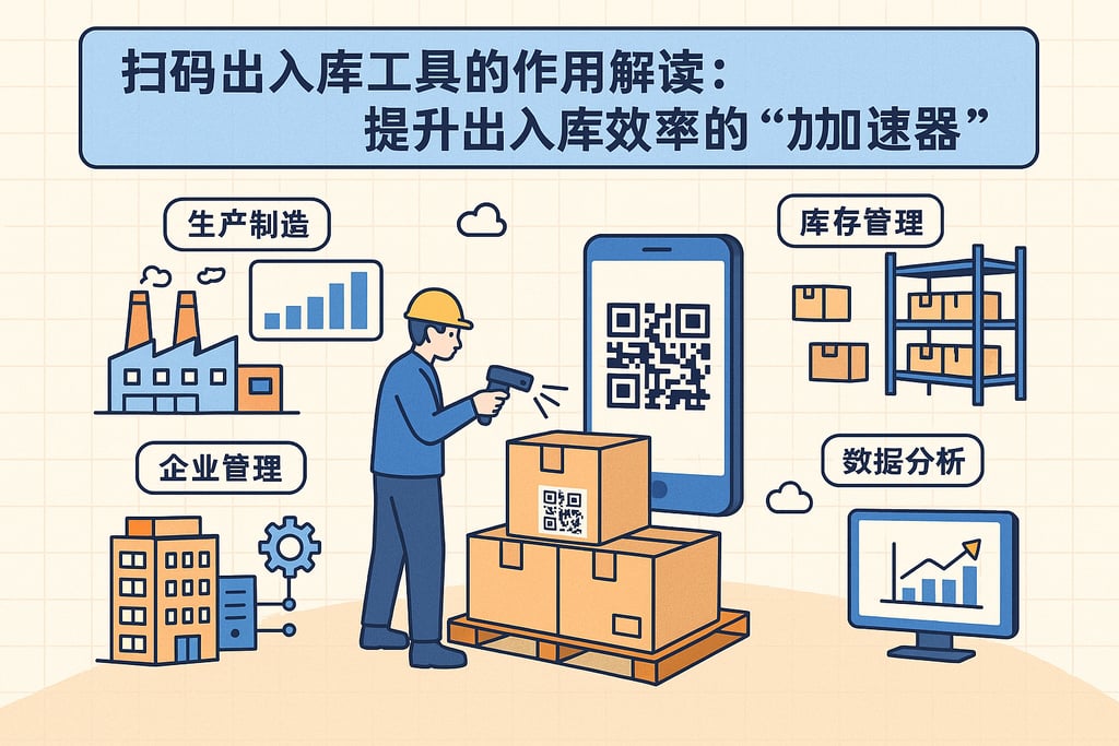 扫码出入库工具的作用解读：提升出入库效率的 “加速器”